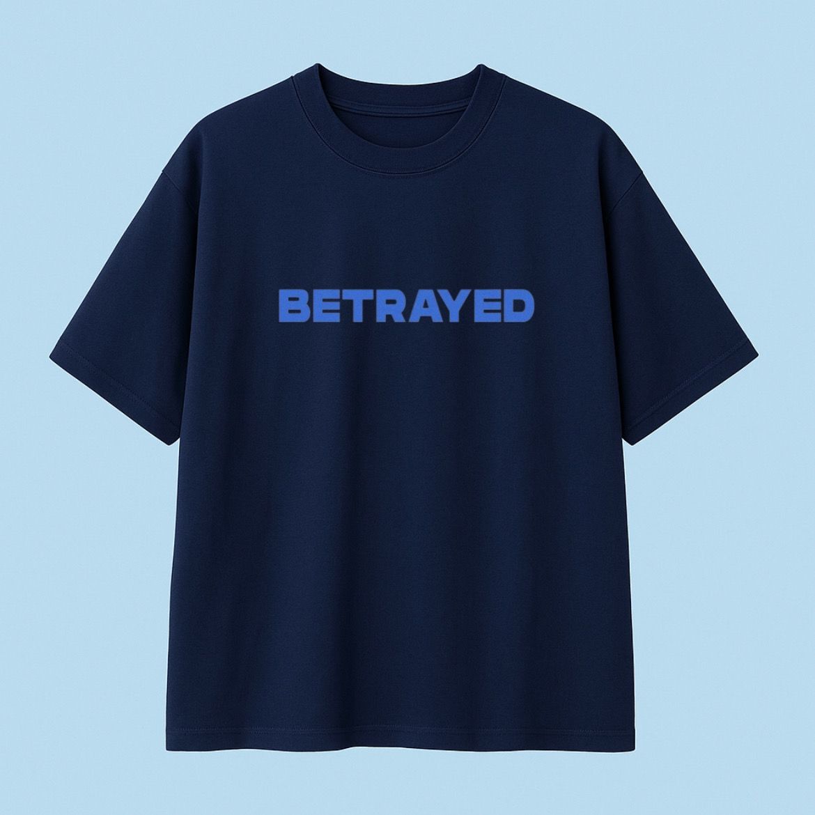 BETRAYED Oversized Streetwear Tee